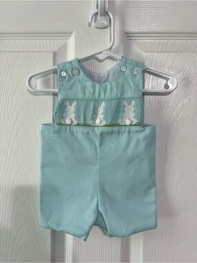 Be Mine Smocked Newborn Rabbit Outfit